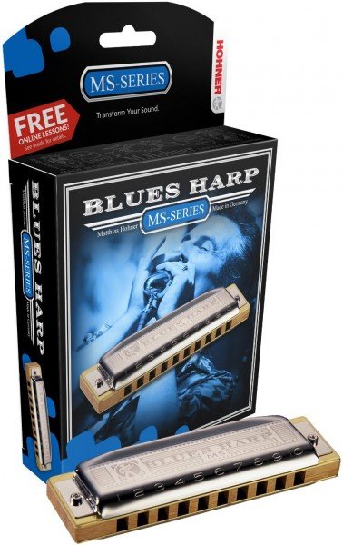 Губная гармошка диатоническая Hohner Blues Harp 532/20 MS C (M533016x)