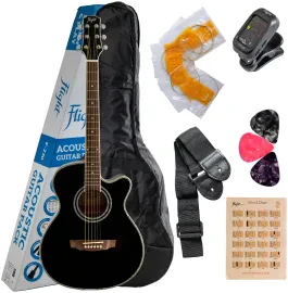 Акустическая гитара FLIGHT F-230 черный (набор)