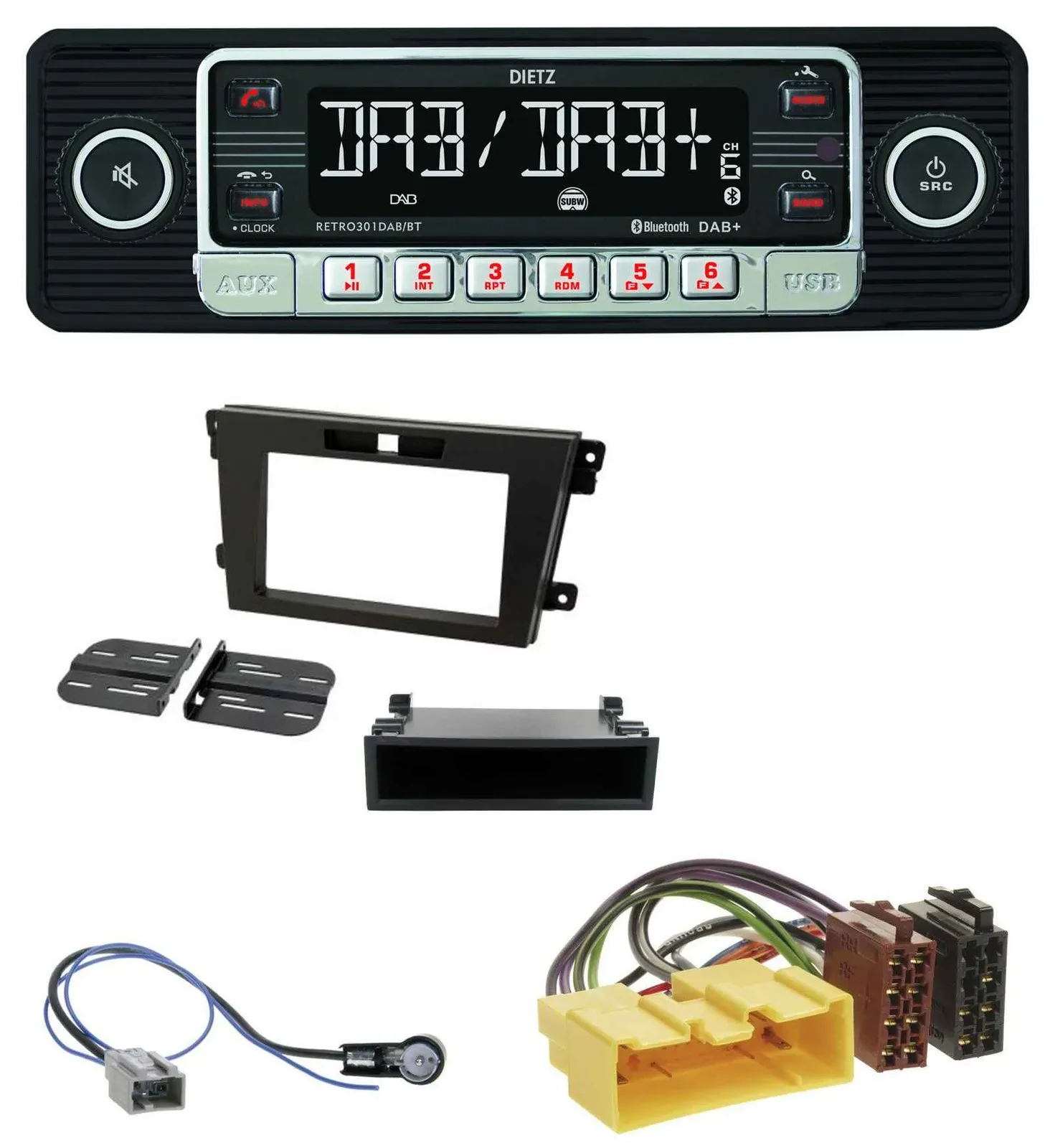 Автомагнитола для Mazda CX-7 (2008–2010) Dietz USB, DAB, MP3, Bluetooth