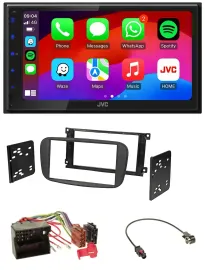 Автомагнитола для Ford Focus, C-Max, Galaxy JVC 2 DIN, DAB, Bluetooth, USB, MP3