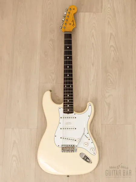 Электрогитара Fender Stratocaster 1962 Vintage Reissue ST62-70 SSS Olympic White w/gigbag Japan 1985