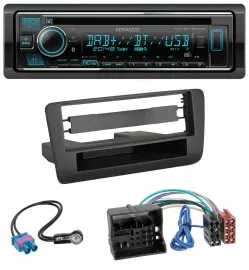 Автомагнитола Kenwood MP3, Bluetooth, DAB, USB, CD для Audi A1 (с 2012)