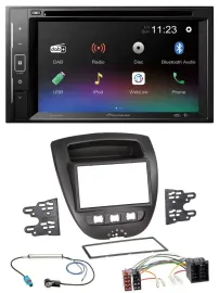 Pioneer Bluetooth MP3 USB 2DIN DAB DVD Autoradio für Toyota Aygo Peugeot 107 Cit