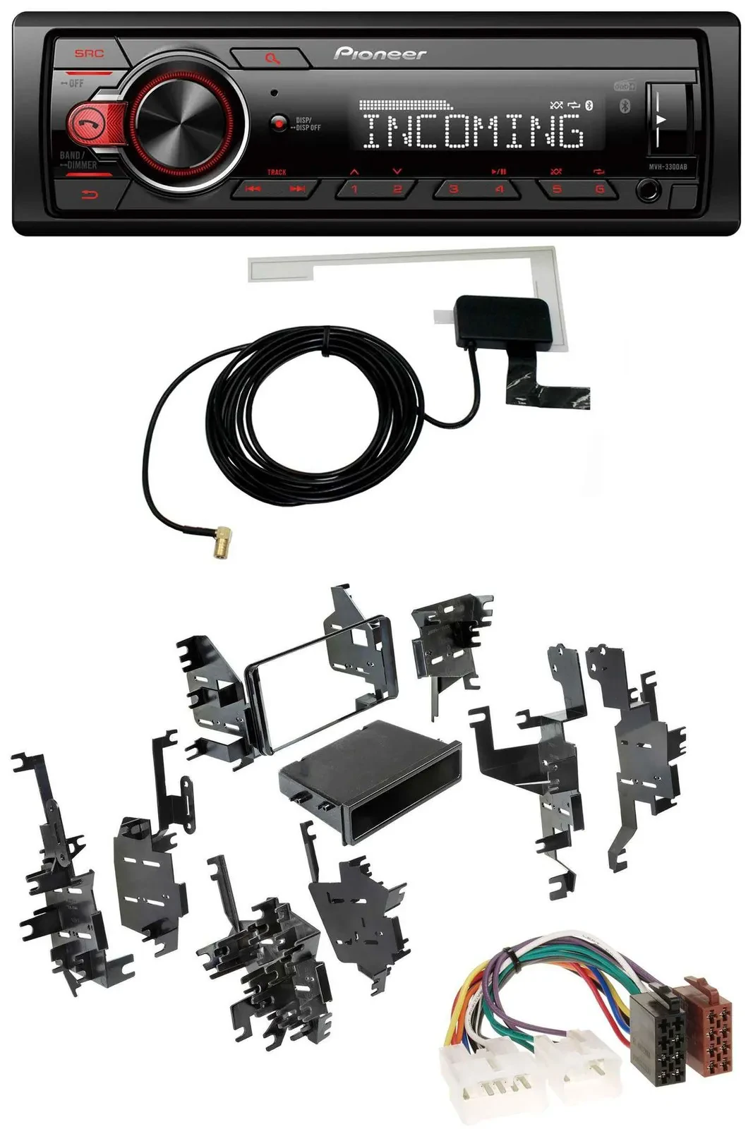 Автомагнитола для Toyota RAV4, Celica, MR2 Spyder Pioneer USB MP3 DAB Bluetooth