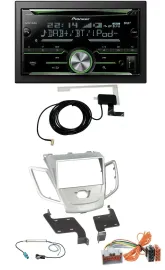 Pioneer CD USB MP3 Bluetooth 2DIN DAB Autoradio für Ford Fiesta 08-10 silber