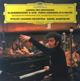 - Klavierkonzert D-Dur = Piano Concerto In D Major  Ubertragung Des Violinkonzertes Op. 61 · Arranged  (LP, Used)