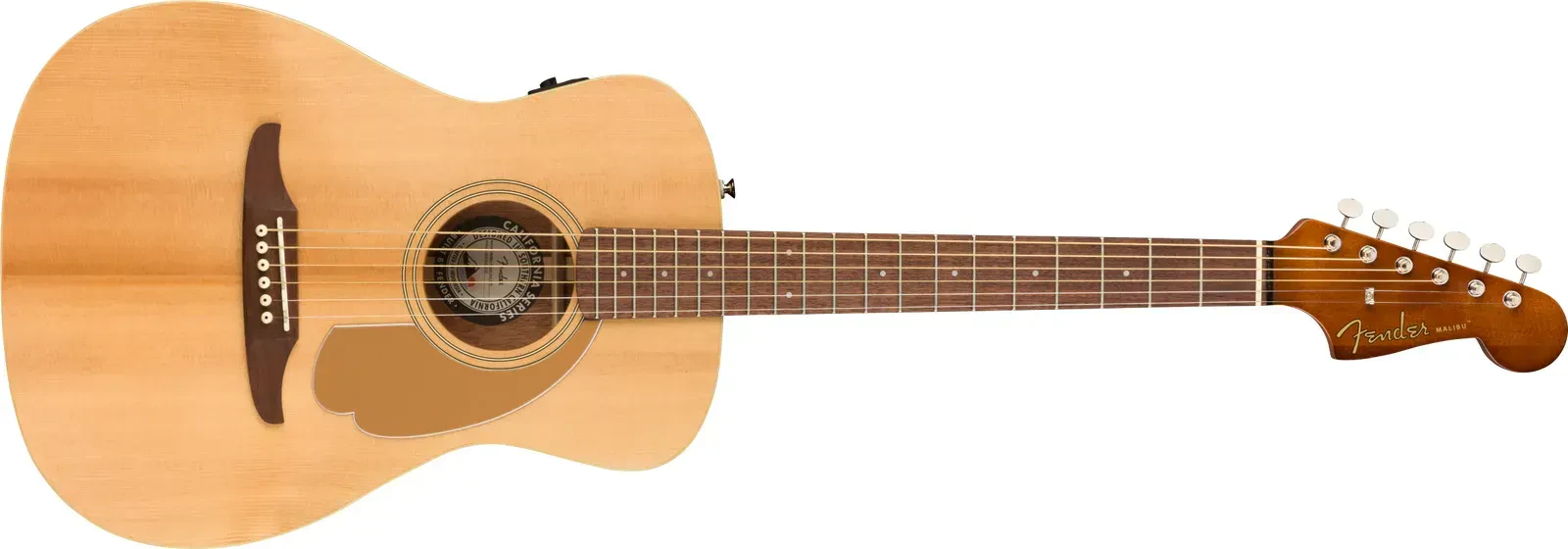 Fender California Series Malibu Player Acoustic Electric Guitar, Natural - DEMO