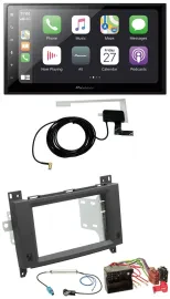 Автомагнитола для Mercedes Vito/Viano (2006–2014) Pioneer 2-DIN USB MP3 Bluetooth DAB