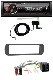 Автомагнитола Pioneer MP3/AUX/CD/DAB/USB для Lancia Y (1996–2004) черный
