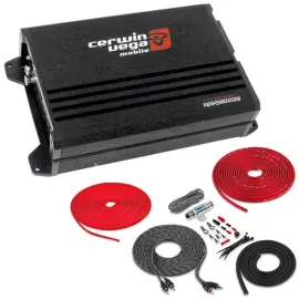 Cerwin-Vega XED3002D 250W Class-D 2-Channel Amplifier with Amp Kit
