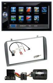 Blaupunkt SD USB TMC Bluetooth 2DIN Lenkrad Navigation für Alfa Romeo GT 147 200