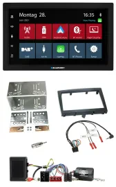 Blaupunkt Lenkrad Bluetooth DAB 2DIN USB Autoradio für Porsche Boxster 911 Cayma