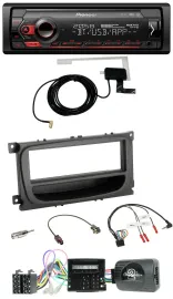 Pioneer DAB USB Lenkrad Bluetooth Autoradio für Ford C-Max Focus Can 07-10 Galax