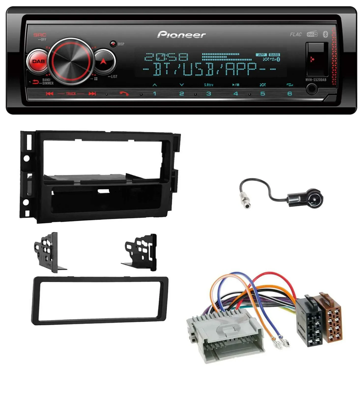Pioneer Bluetooth USB MP3 DAB Autoradio für Buick Enclave 2008-2012 Lucerne 2006