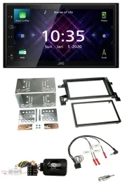 JVC DAB 2DIN Lenkrad Bluetooth USB Autoradio für Suzuki Grand Vitara 2005-2011