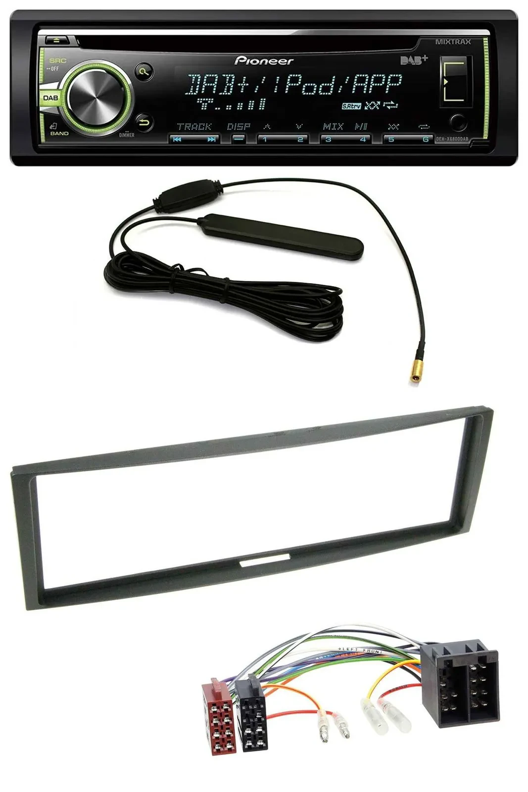 Pioneer MP3 USB CD DAB AUX Autoradio für Renault Megane Megane Scenic Modus Clio