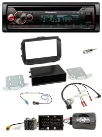 Автомагнитола Pioneer DAB CD Bluetooth USB для Alfa Romeo Giulietta (940) Facelift 2 с поддержкой управления на руле