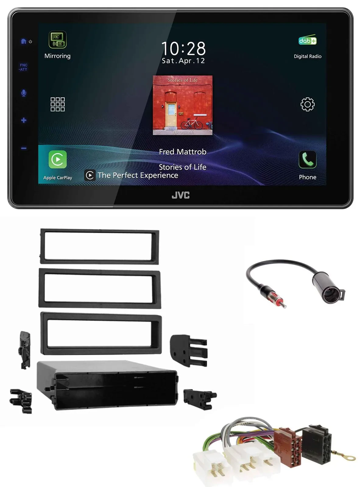 JVC DAB MP3 Bluetooth USB Autoradio für Nissan 200 SX 1994-1998 240 SX 1995-1998