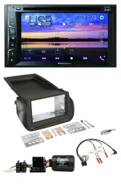 Pioneer Bluetooth 2DIN USB DVD DAB Lenkrad Autoradio für Citroen Nemo Fiat Fiori