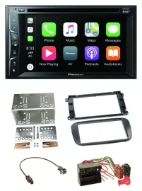Pioneer MP3 USB DVD Bluetooth DAB 2DIN Autoradio für Ford S-Max Mondeo ab 2007 P