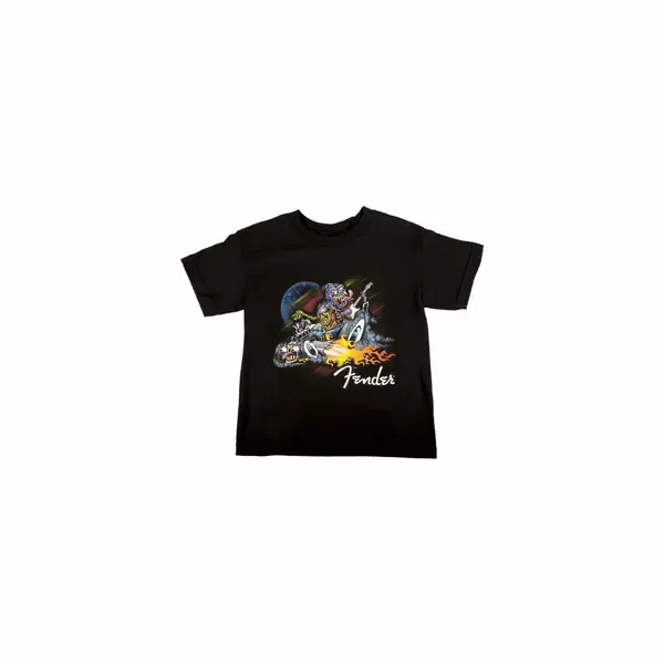 Футболка Fender Boys Rockabilly T-Shirt, Black / M (для детей 8 лет)