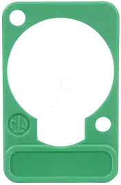 Подложка для панельного разъема Neutrik DSS-GREEN