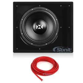 NVX VSW122v3 600W 12" Car Subwoofer w/ Ported Enclosure & FREE Speaker Wire