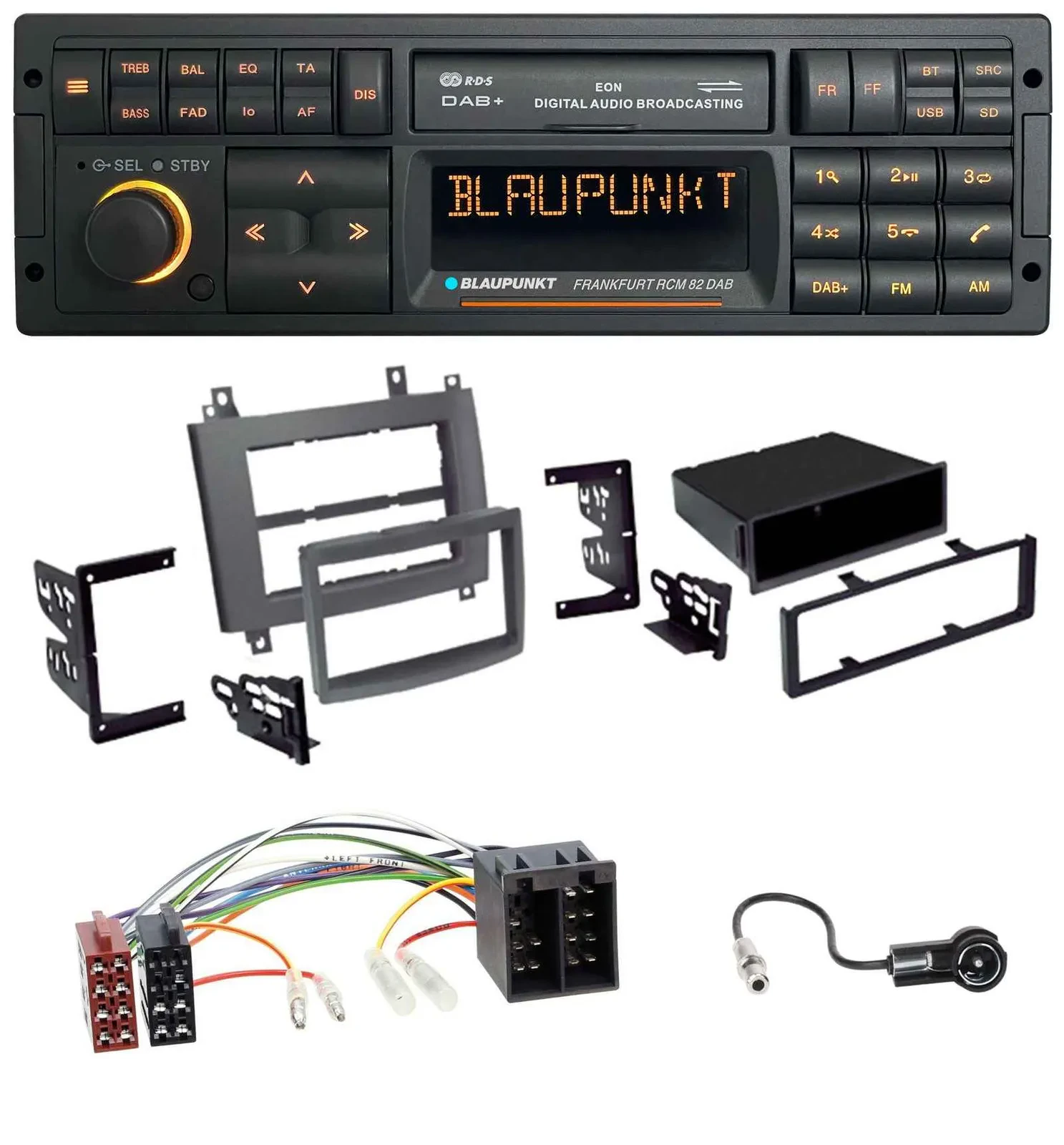 Blaupunkt USB DAB SD MP3 Bluetooth Autoradio für Cadillac CTS 2003-2006 SRX 2004