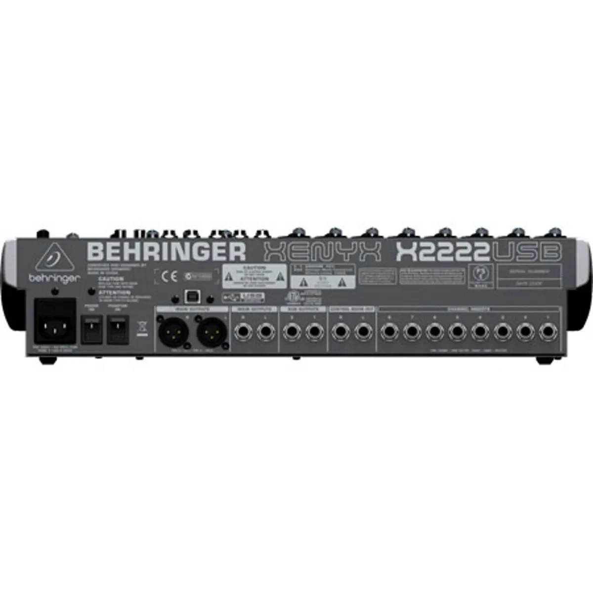 Behringer XENYX X2222USB Premium 22-Input 2/2-Bus Mixer with XENYX Mic Preamps a
