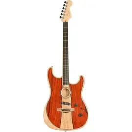 Электроакустическая гитара Fender Acoustasonic Stratocaster Exotic Wood Cocobolo