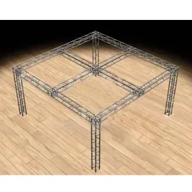 Global Truss 20'x20' Trade Show Booth - Modular F34 Box Truss with Center Cross