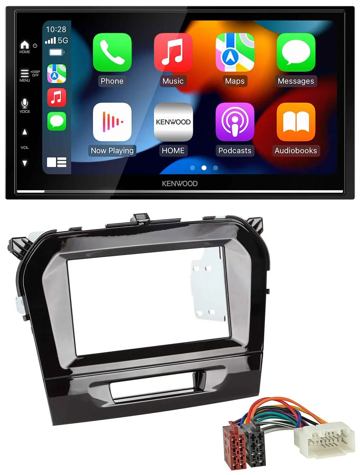 Kenwood DAB USB Bluetooth 2DIN MP3 Autoradio für Suzuki Vitara (ab 2015)