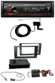 Автомагнитола для Audi A4 B7 2004–2008 Pioneer DAB, USB, MP3, Bluetooth (Symphony, активная система)