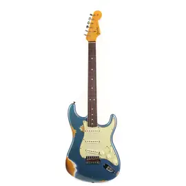 Электрогитара Fender Custom Shop 1963 Stratocaster Heavy Relic Aged Lake Placid Blue