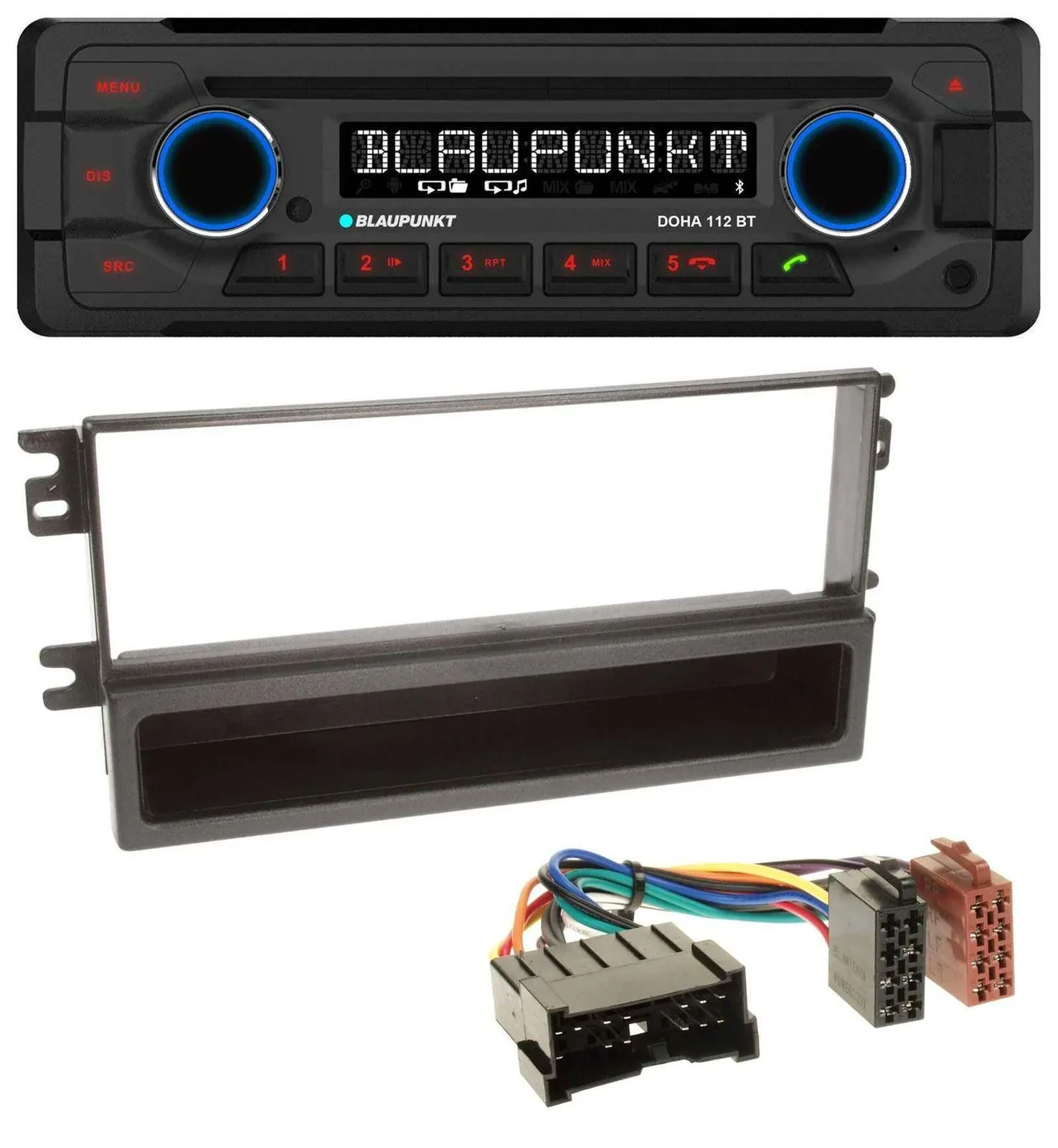 Blaupunkt AUX MP3 CD Bluetooth USB Autoradio für Kia Shuma 2, Sephia II, Mentor