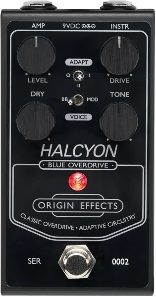 Педаль эффектов для электрогитары Origin Effects Halcyon Blue Overdrive