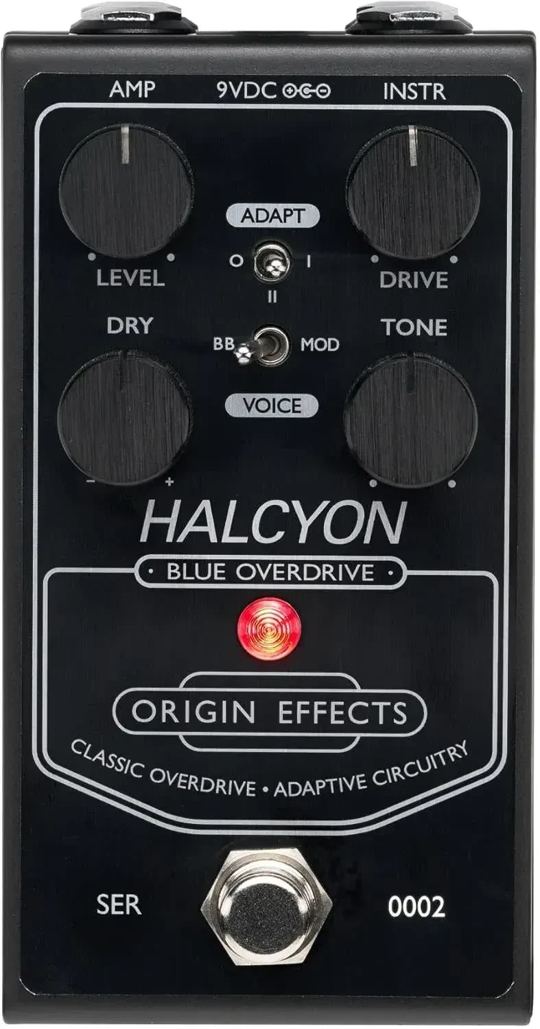 Педаль эффектов для электрогитары Origin Effects Halcyon Blue Overdrive