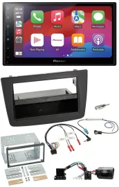 Pioneer DAB USB Lenkrad Bluetooth 2DIN Autoradio für Alfa Romeo Mito 08-14 schwa