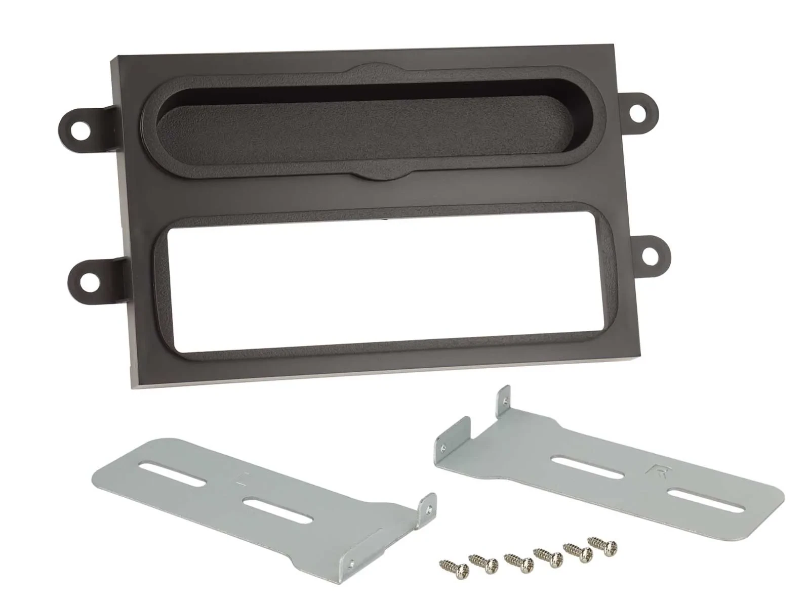 Radioblende DIN Autoradio für Renault Twingo ab 2014 Soft Touch Grau