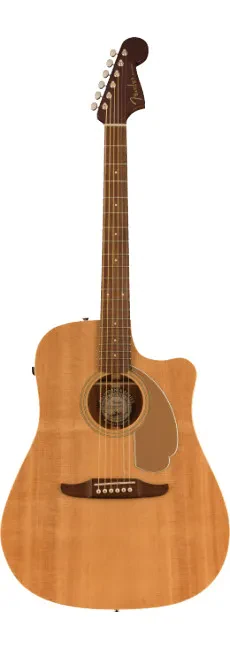 Fender California Series Redondo Player Dreadnought Acoustic Electric, Natural