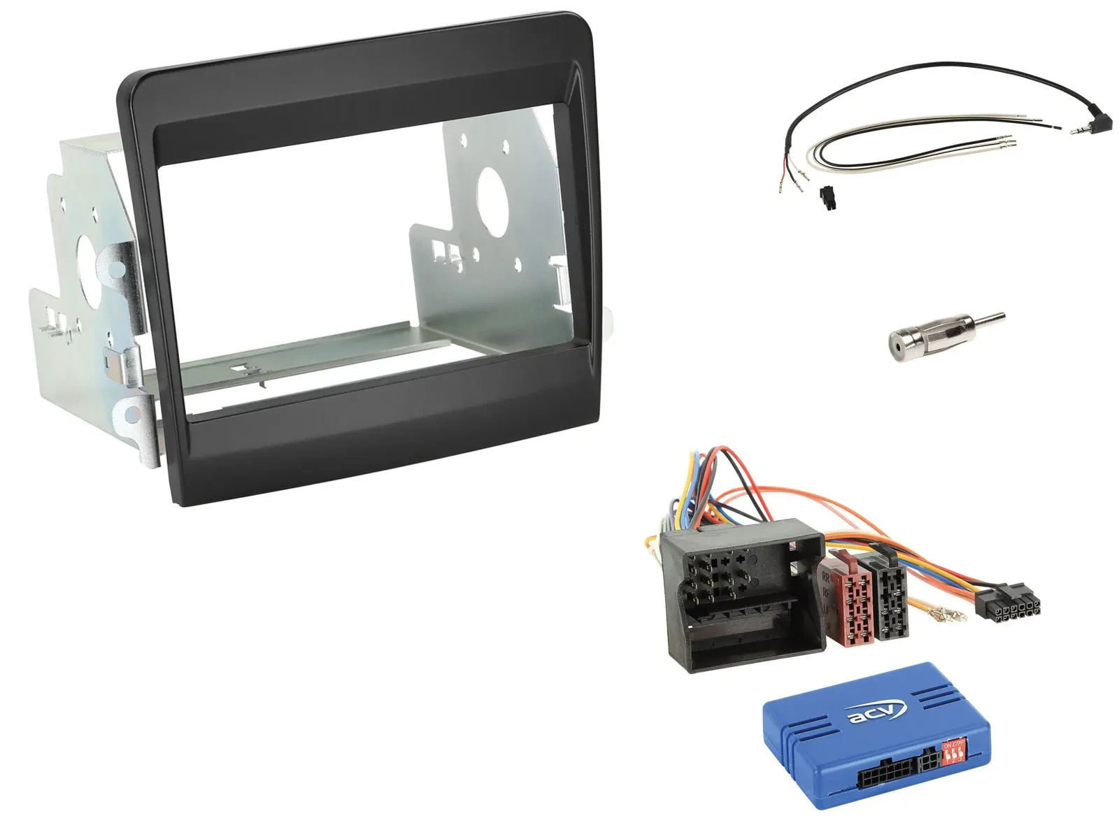 Radioset Lenkradadapter Doppel DIN Autoradio für Porsche Boxster 2012-2016