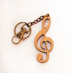 Брелок скрипичный ключ RIN HY-B008