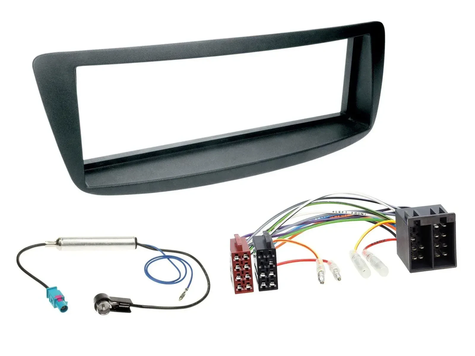 Einbauset DIN Autoradio für Citroen C1 Peugeot 107 Fakra Phantomeinspeisung