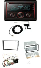 Pioneer 2DIN MP3 DAB USB CD Bluetooth Autoradio für Opel Corsa C Quadlock 2000-2