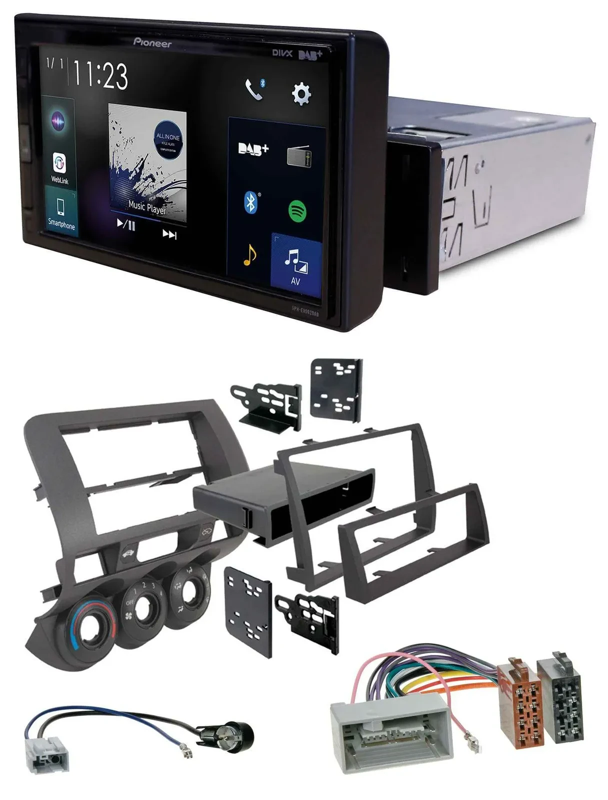 Pioneer DAB MP3 Bluetooth USB Autoradio für Honda Fit 06-07 nur US-Importe