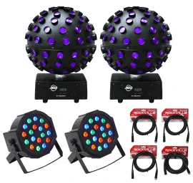 Комплект светового оборудования American DJ STARBURST+(2) RockPAR50+Cables