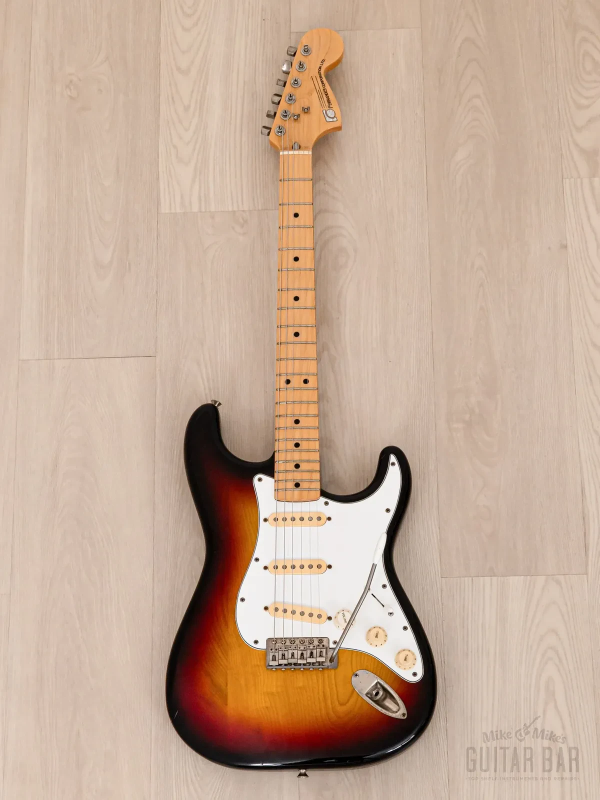 Электрогитара Fernandes FST-50 S-Style SSS Sunburst w/case Japan 1977