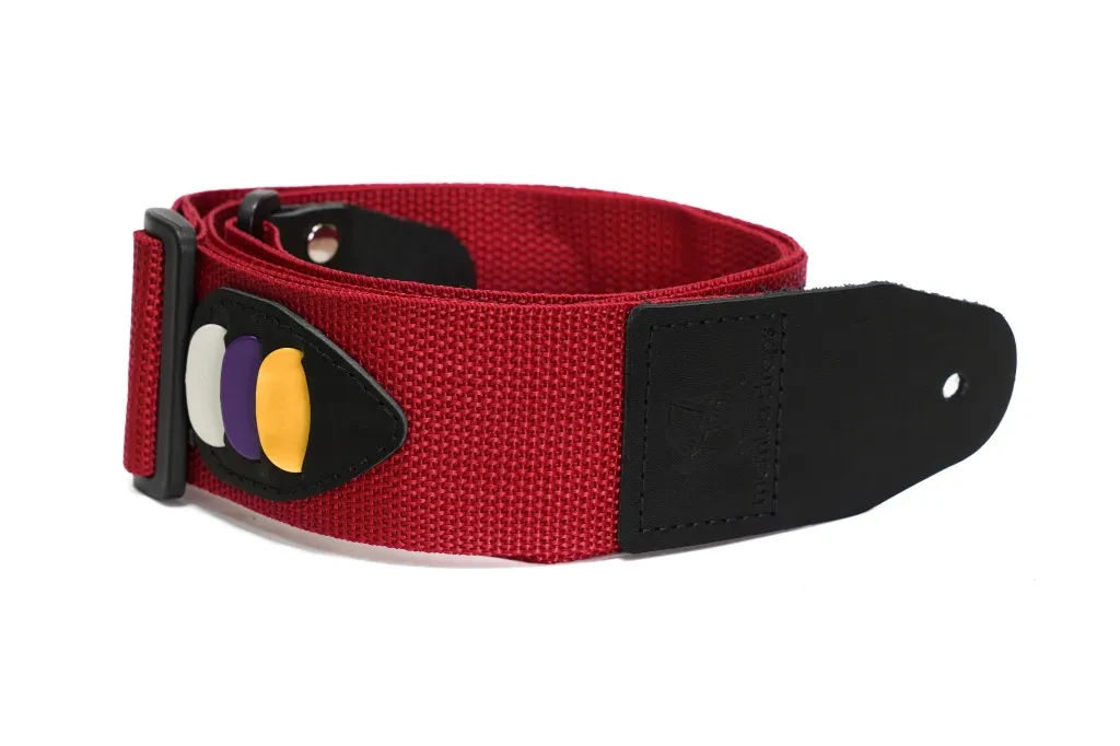 Ремень для гитары Mamba straps MB5030-014 Dark red