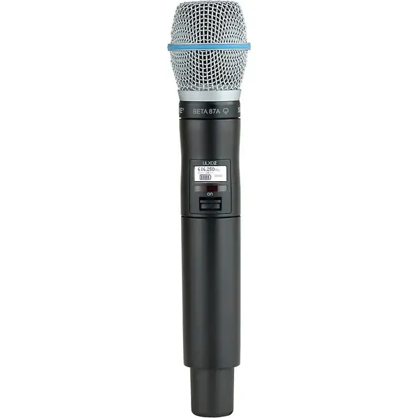 Передатчик для радиосистемы Shure ULXD2/B87A Wireless HH Mic Transmitter w/BETA 87A Mic Cartridge Band H50