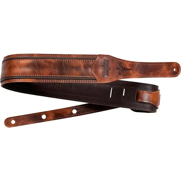 Ремень для гитары Taylor Leather Fountain Strap Weathered Brown